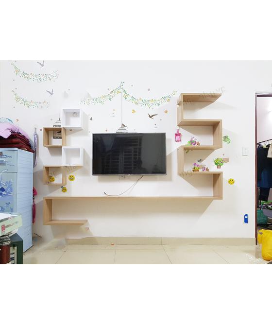 Kệ treo tường 137.2 - Gỗ MDF Kệ treo tường 137.2 - Gỗ MDF